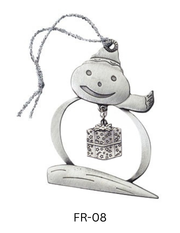 Dangler Style Pewter Ornament - Stock Frame with Custom Dangler