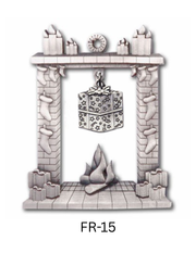 Dangler Style Pewter Ornament - Stock Frame with Custom Dangler