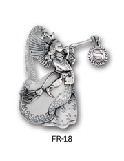 Dangler Style Pewter Ornament - Stock Frame with Custom Dangler