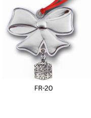 Dangler Style Pewter Ornament - Stock Frame with Custom Dangler