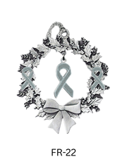 Dangler Style Pewter Ornament - Stock Frame with Custom Dangler