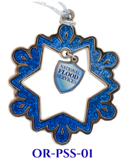 Platinum Sparkling Series Ornaments