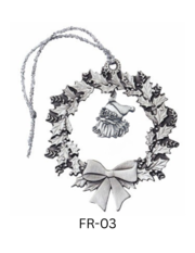 Dangler Style Zinc Ornament - Stock Frame with Custom Dangler