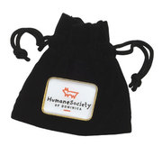 Black Velour draw string pouch 2 x 2"