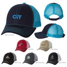 mega cap 7641 heavy cotton twill front trucker cap