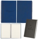 bergamo soft-touch spiral notebook