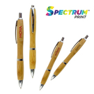 curvy bamboo ballpoint pen