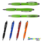 antibacterial curvaceous ballpoint stylus