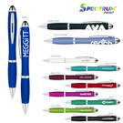 metallic curvaceous ballpoint stylus